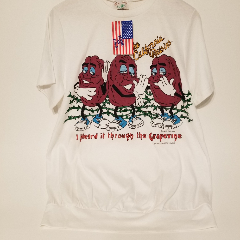 🕶️ Vintage 1988 California raisin shirt